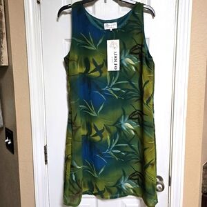 Adolfo Classics Lined‎ Sleeveless Dress NWT Size Large